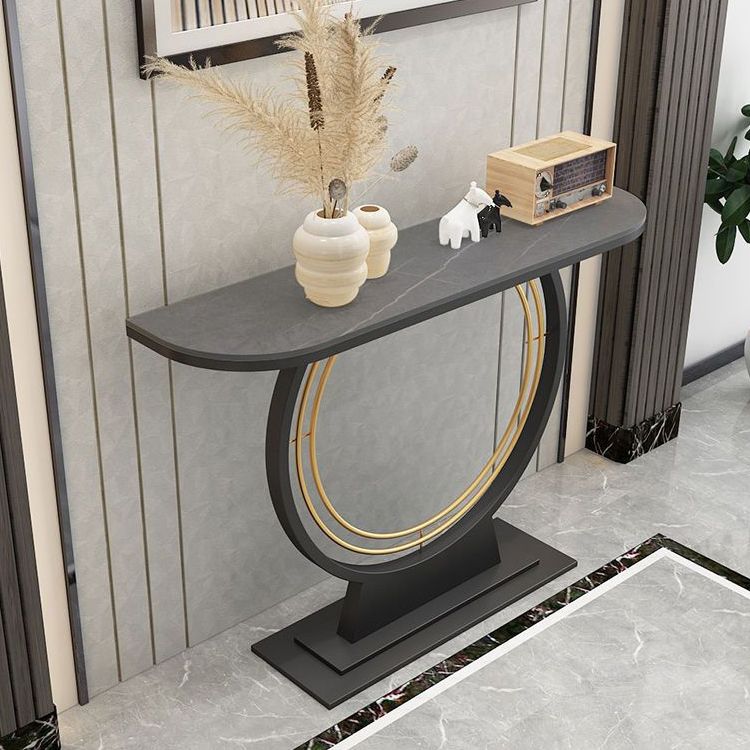 Glam Style Console Table Stain Resistant Console Sofa Table for Hall