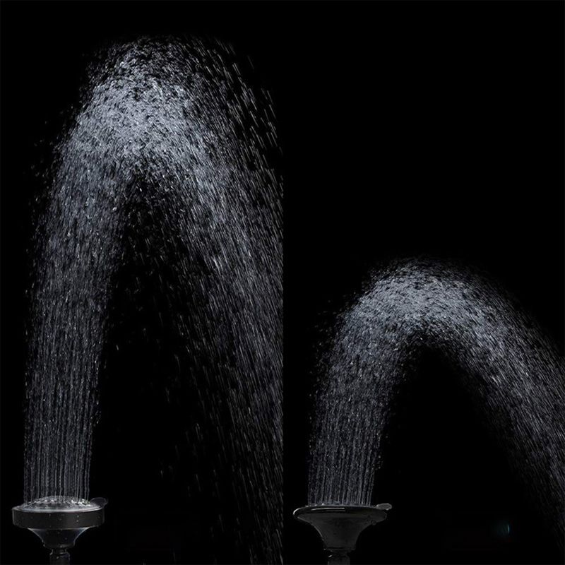 Round Metal Fixed Shower Head Traditional Adjustable Spray Pattern Shower Head