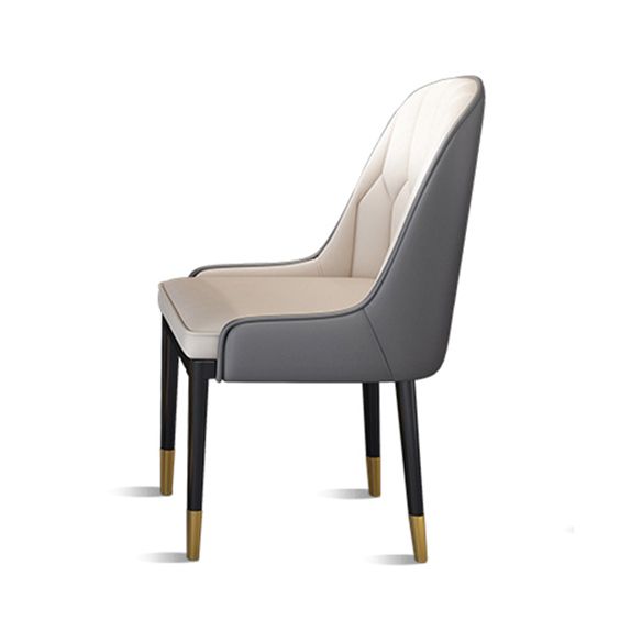 Standard Sintered Stone Top Dining Set with 1 Gold Metallic Legs for Dining Furniture