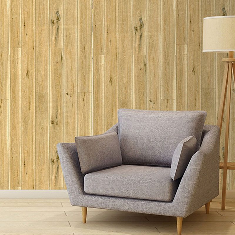 Faux Wood Wallpaper Roll Vinyl Removable Wall Covering for Accent Wall, 48.4 sq ft.