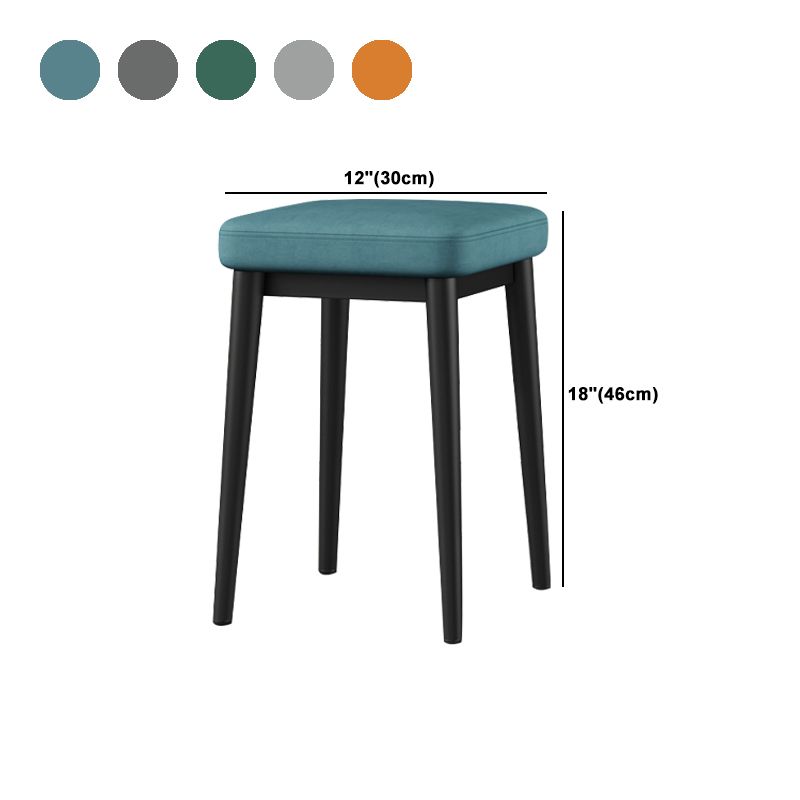 Cotton Blend Square Ottoman Whole Colored Fade Resistant Glam Cube Ottoman