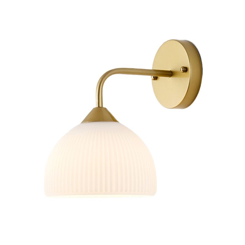Postmodern Glass Wall Light Fixture Minimalist Wall Light Sconce for Bedroom
