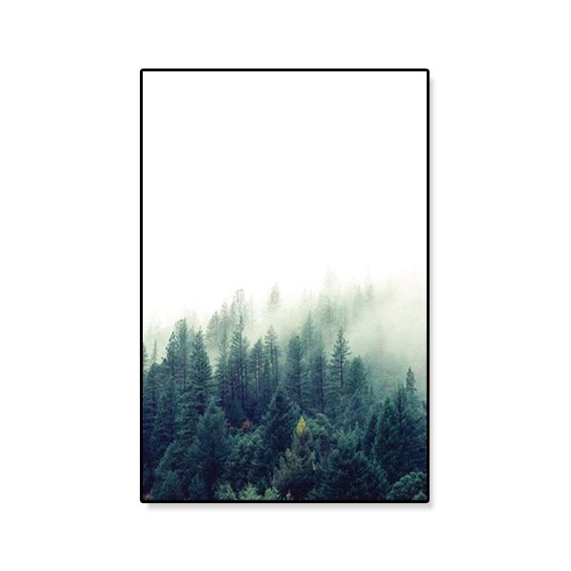 Tropics Natural Scenery Wall Art Living Room Canvas Print in Dark Color, Multiple Sizes