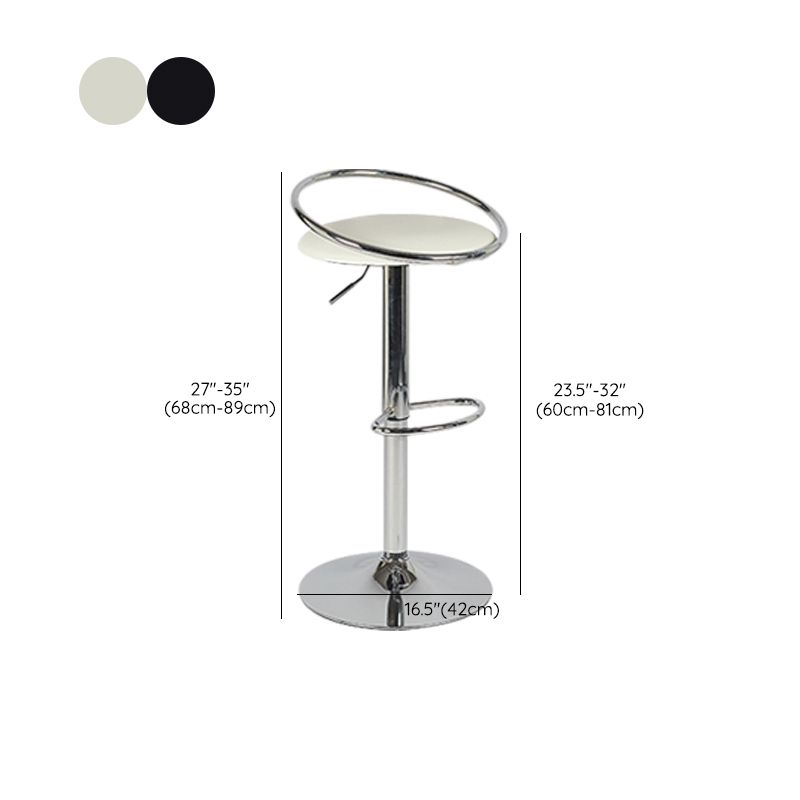 Contemporary Counter Height Stools Adjustable Bar and Counter Stool