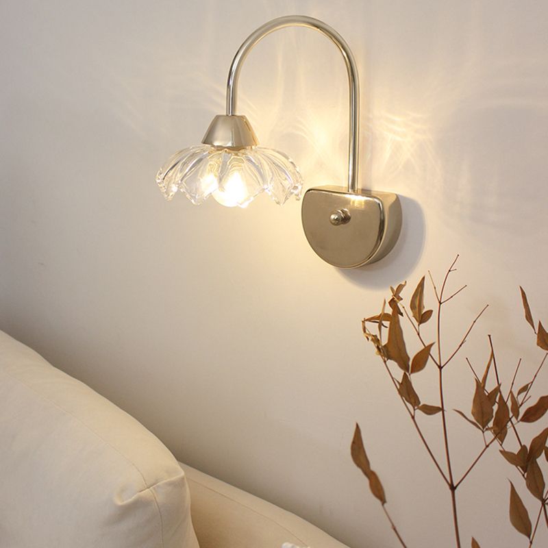 Postmodern Wall Light Sconce Creative Glass Wall Light Fixture for Bedroom