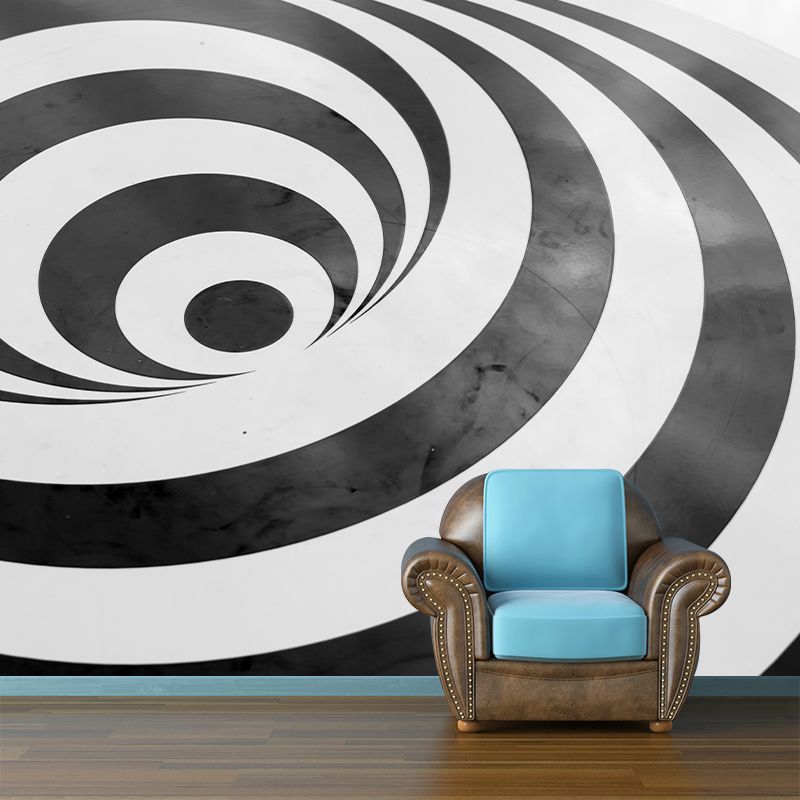 Abstract Contemporary Mural for Living Room Mildew Resistant Wall Covering