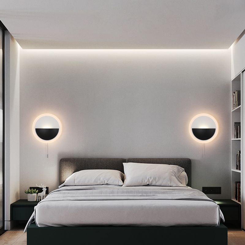 Geometry Shape Metal Wall Lights Modern Style 2 Light Wall Mount Lamps