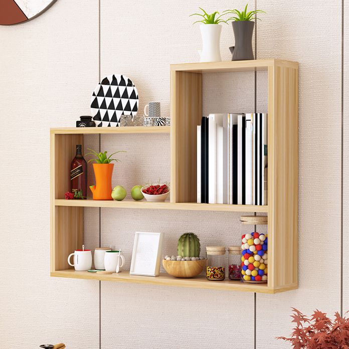23.6' ' H Scandinavian Floating Shelf Manufactured Wood Bookcase