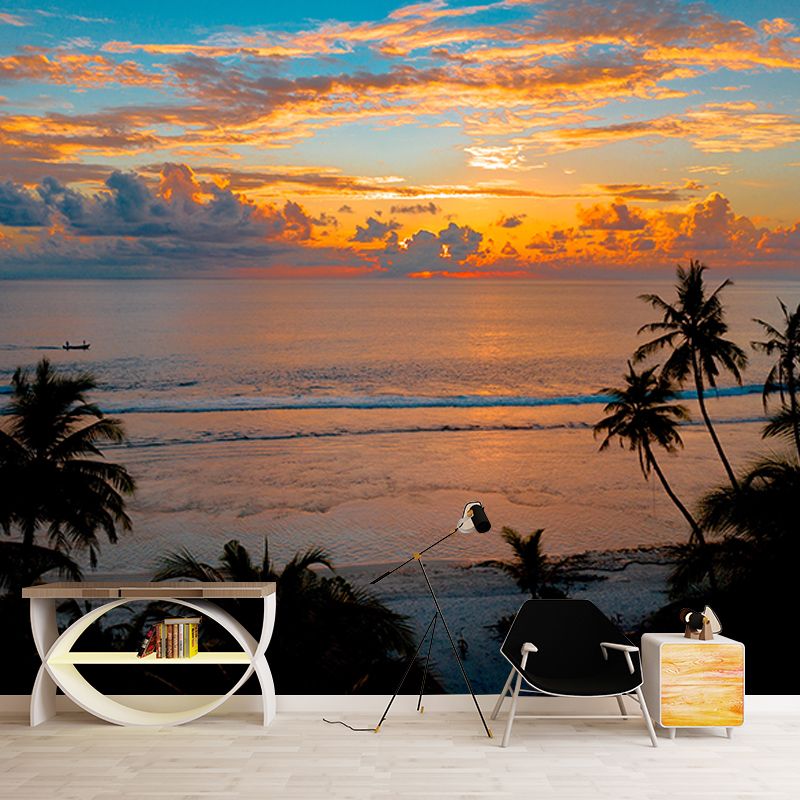 Washable Photography Mural Wallpaper Tropical Scenery Indoor Wall Mural