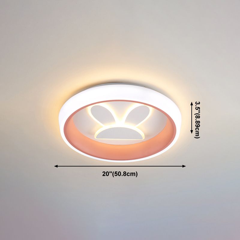 Plafonnier LED de Style moderne, jolie lampe encastrée de dessin animé pour chambre d'enfant