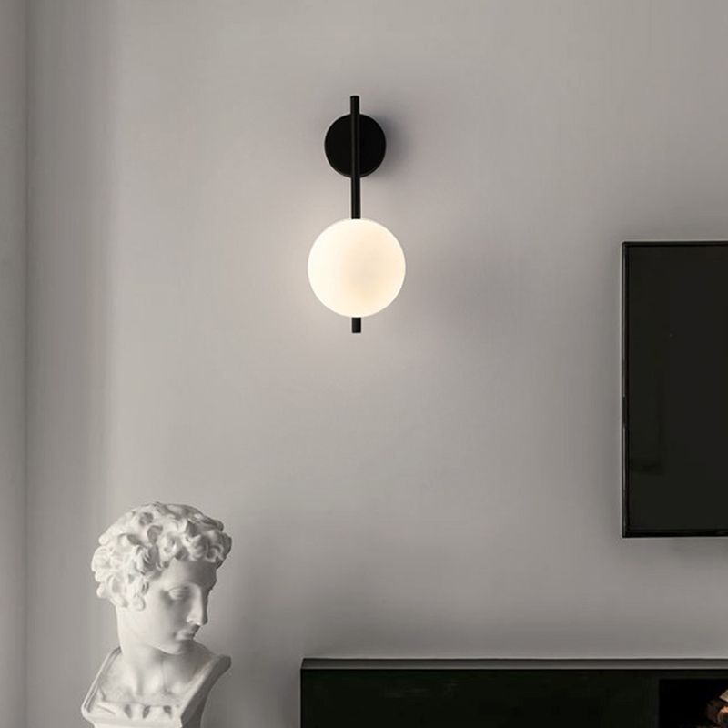 Minimalist 1 Head Wall Mount Ball Lamp Fixture for Hallway