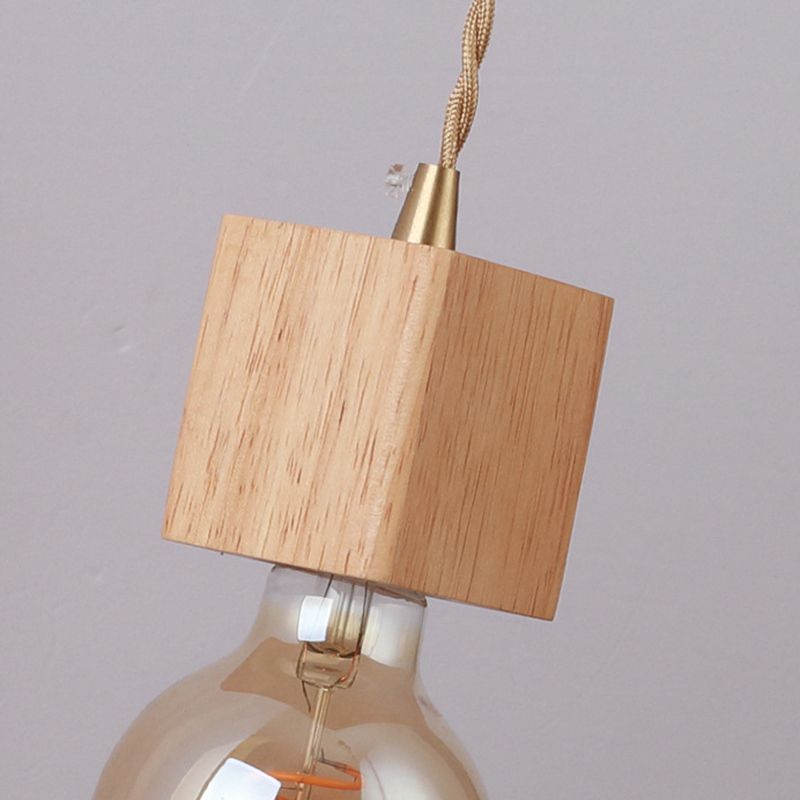 Modern Adjustable Sconce Light Fixture Wood 1-Light Wall Sconces for Bedroom