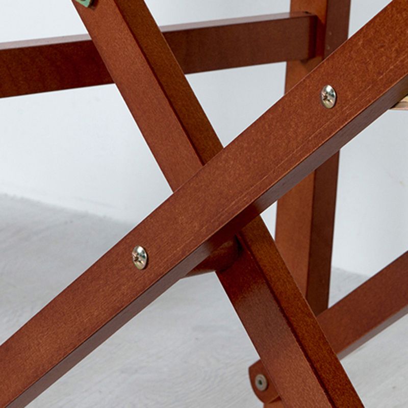 Industrial Wood 30-inch Barstools Cloth Seats Folding Counter Stool with 4 Legs