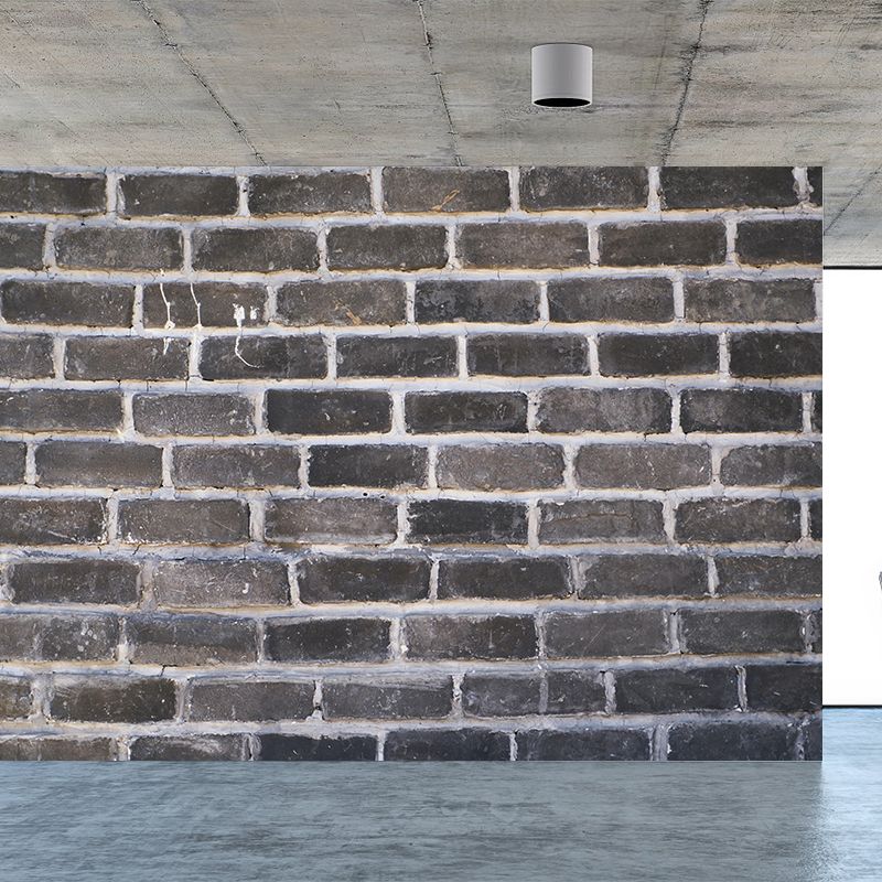 Industrial Style Wallpaper Murals with Brick Wall Pattern Environment Friendly Wall Covering