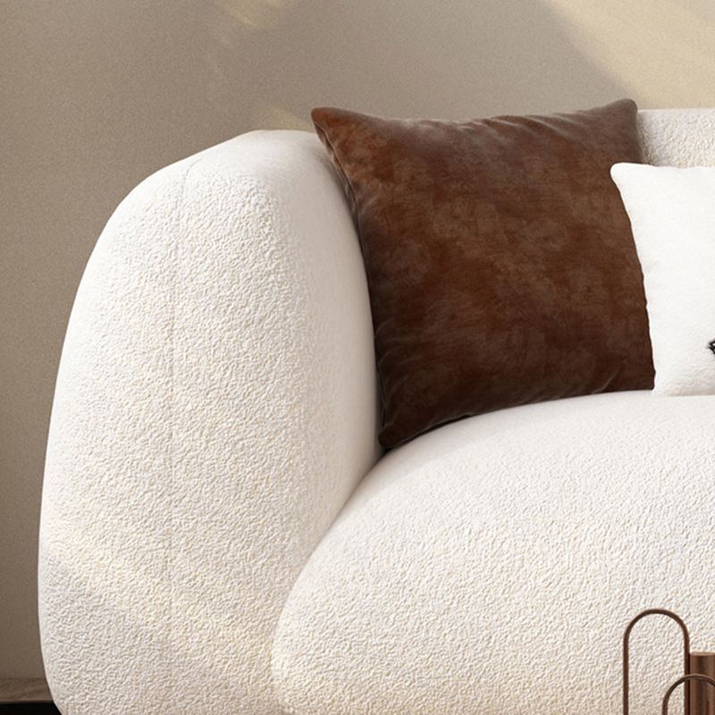 Contemporary Tight Back Standard Settee Tuxedo Arm Sofa for Living Room
