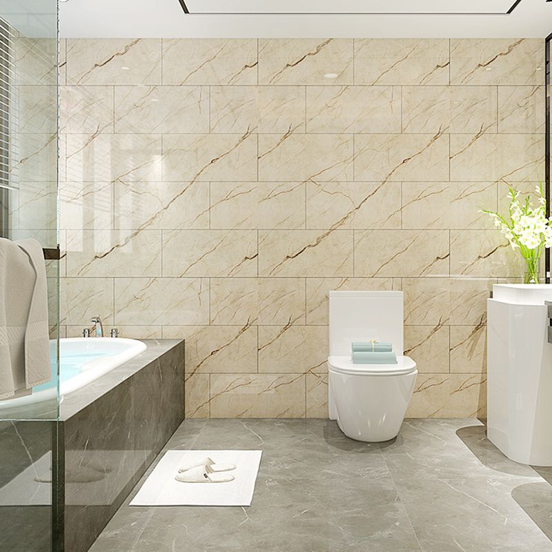 Modern Backsplash Wallpaper Marble Print Peel and Stick Backsplash Tile for Bathroom