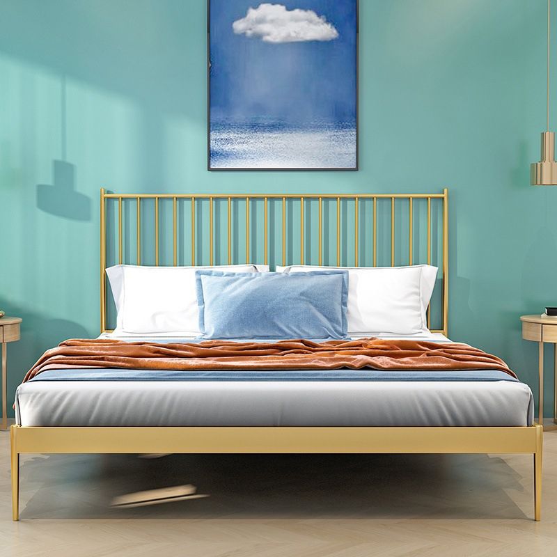 78-inch Metal Slat Bed Rectangular with Headboard,Modern King DayBed