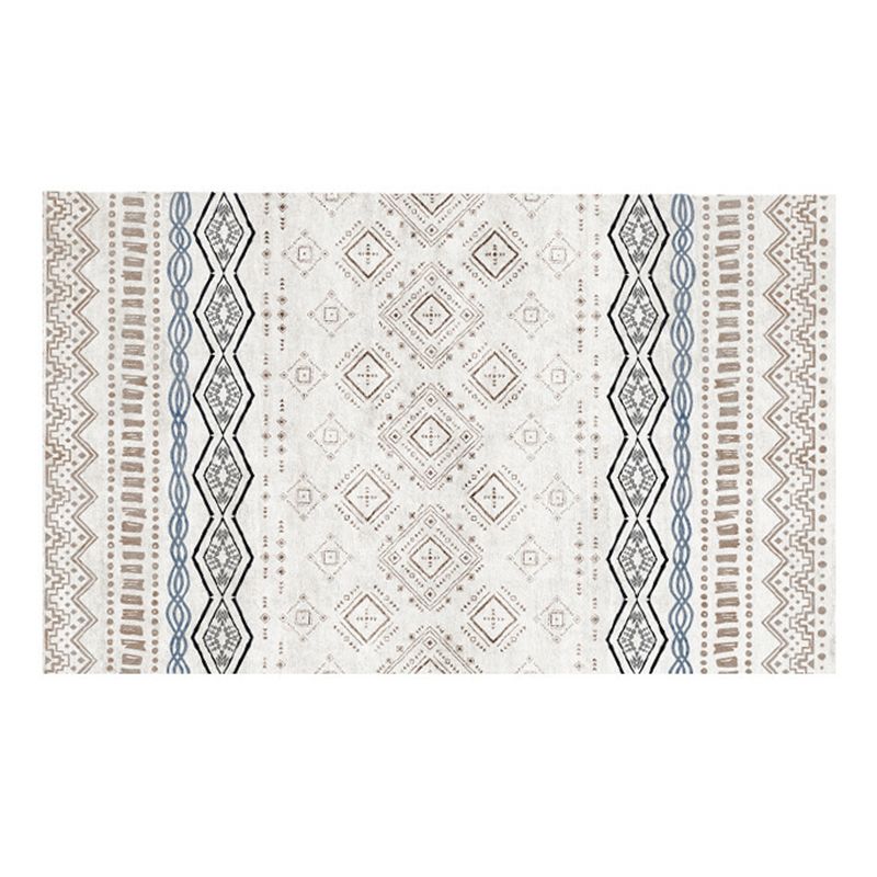 Traditional Carpet Southwestern Pattern Rug Polyester Pet Friendly Indoor Carpet