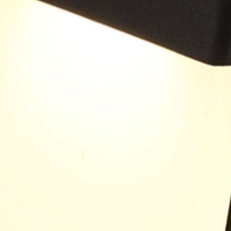 Modern Metal Wall Sconce Geometric Shape Wall Light with Silicone Shade for Living Room