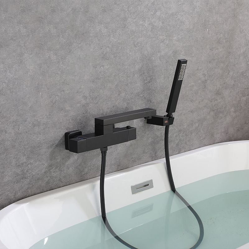 Wall Mounted Metal Freestanding Tub Filler Single Handle Freestanding Faucet
