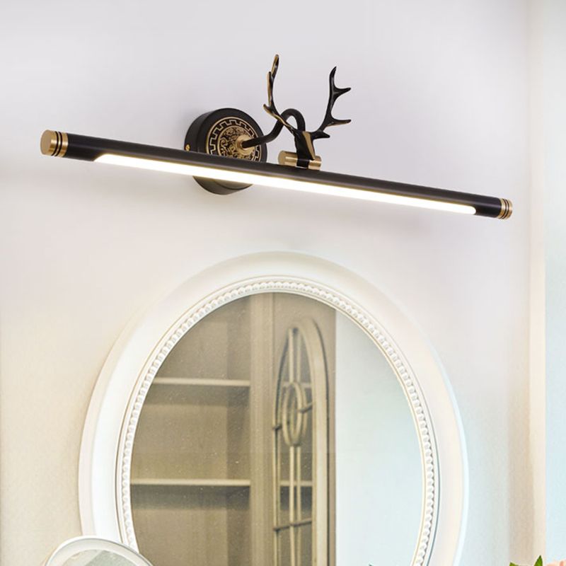 Metal Vanity Light Mid Century Modern Wall Mount Light LED Mirror Front Light