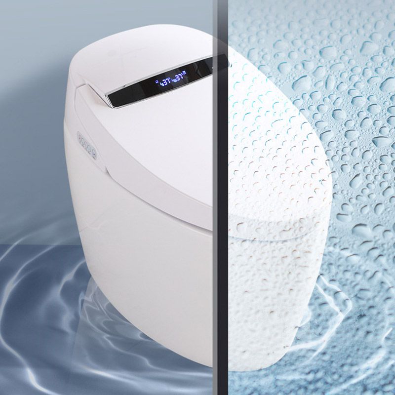 Contemporary One-Piece Toilet Bowl Floor Mounted White Urine Toilet for Washroom