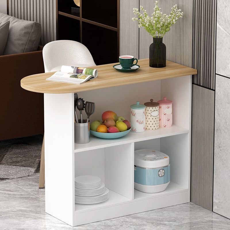 Contemporary Indoor Bar Dining Table Rectangle Wooden Bar Stool Table