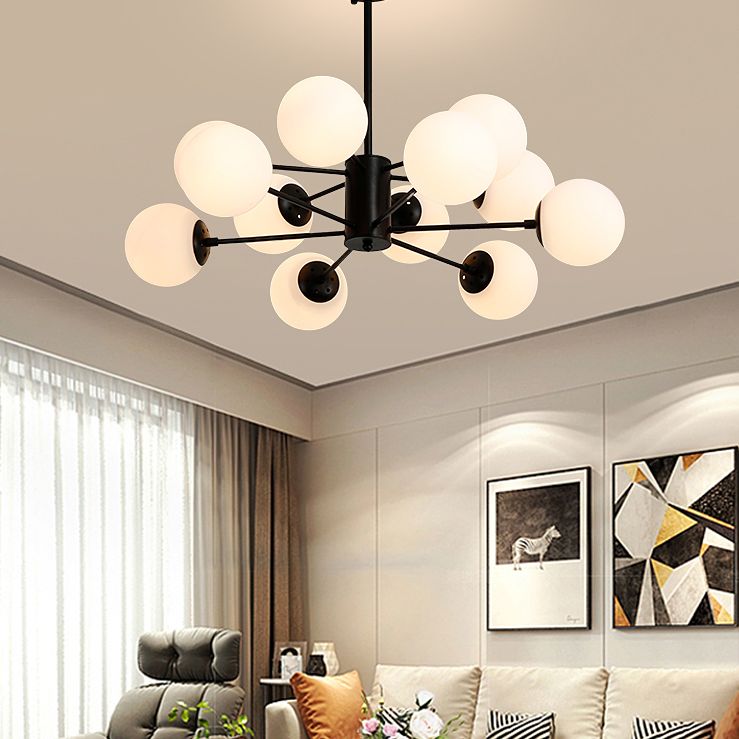 Aparte de iluminación de latón completo de estilo negro