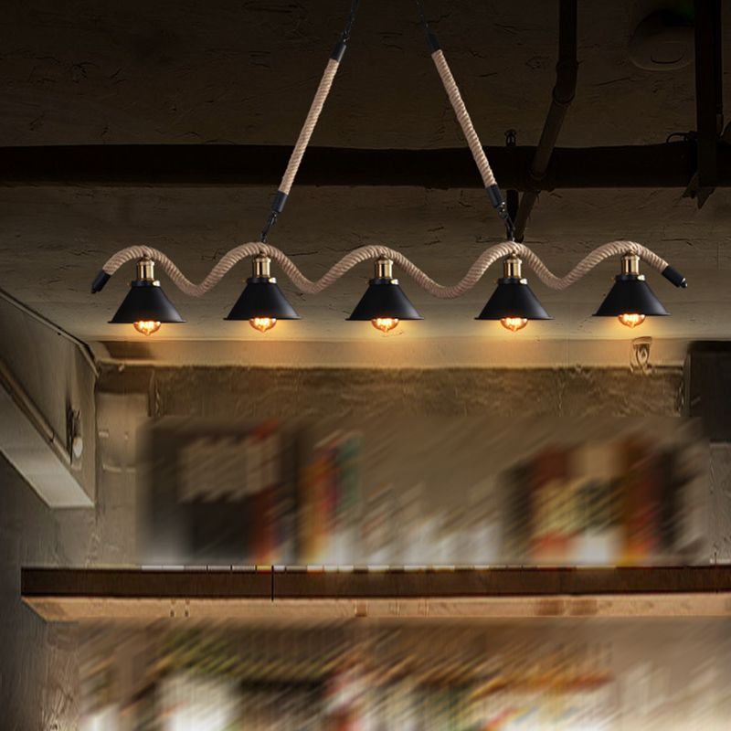 Industrial Island Lighting Cone Ceiling Light for Restaurant