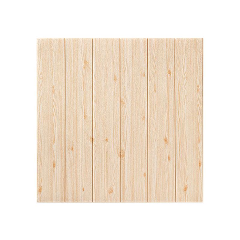 Modern Indoor Wall Tile Peel and Press Waterproof Wall Tile with Wood Look
