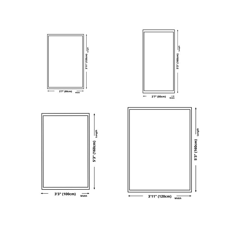 Black Modern Rug Polyester Pattern Rug Washable Rug for Living Room