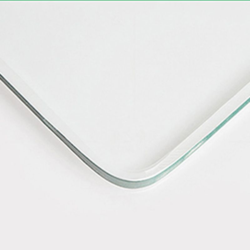 Modern Style Metal Bookshelf White Closed Back Bookcase for Home Office