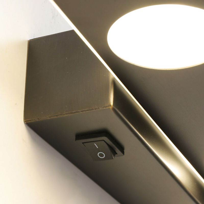 Stile semplice moderno tutta la luce di vanità per vanità in rame lampade per vanità a LED per bagno con doccia
