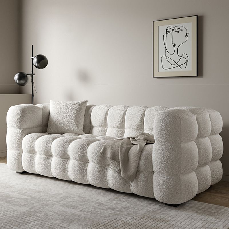 Contemporary Tuxedo Arm Sofa Tight Back Standard Sofa for Living Room