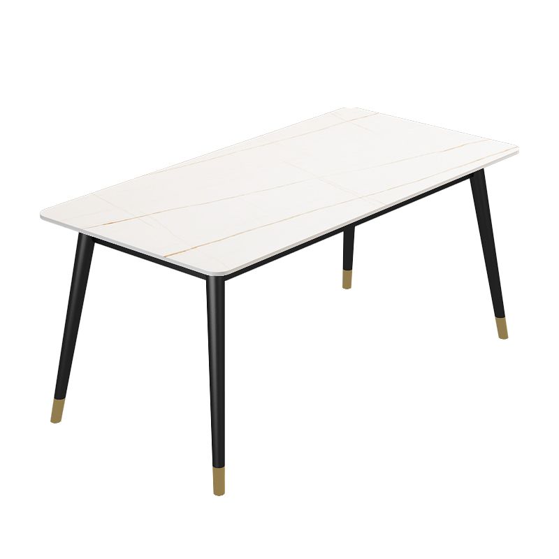 Nordic 1/4/5/7 Pieces Dining Set Rectangle Stone Dining Table for Dining Room