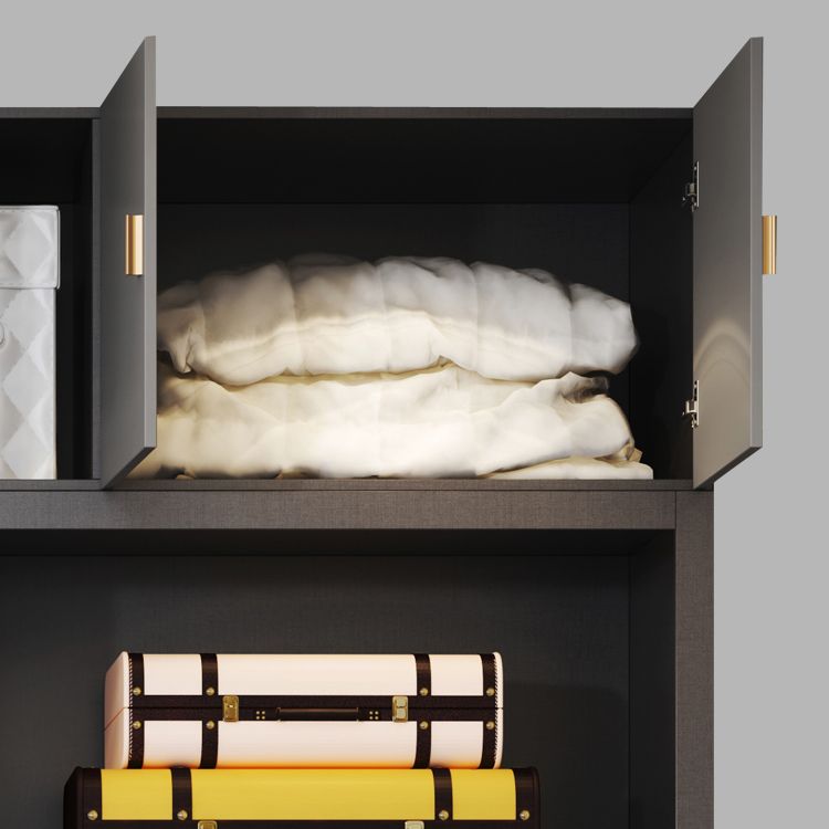 Sliding Engineered Wood Wardrobe Cabinet Modern Wardrobe Armoire