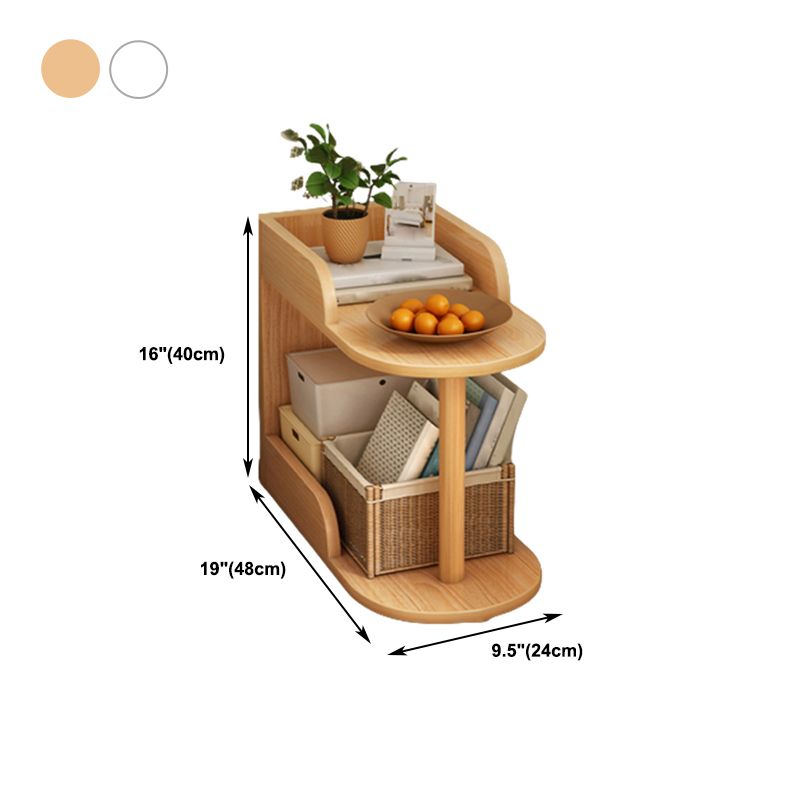 Engineered Wood Shelf Bookcase Scandinavian Bookshelf for Office