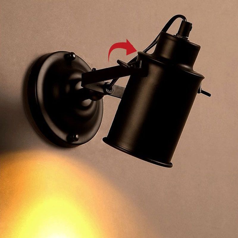 Industrial Metal Wall Lamp Simple Wall Sconce Lighting Fixture for Bedroom