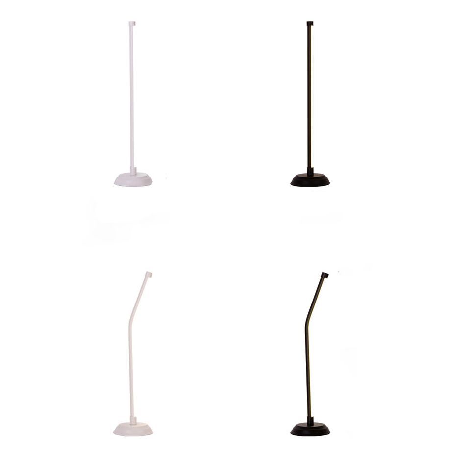 1 Light Linear Nightstand Lamps Modern Bedside Lamps Metal Night Table Lamp