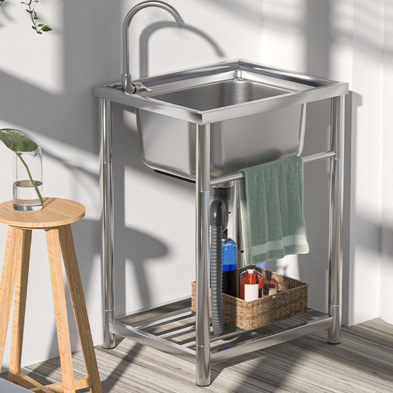 Modern Style Kitchen Sink All-in-one Kitchen Sink with Drain Assembly