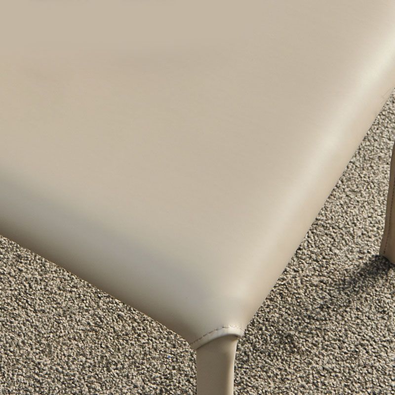 Faux Leather Side Chair Contemporary Kitchen Dining Side Chair