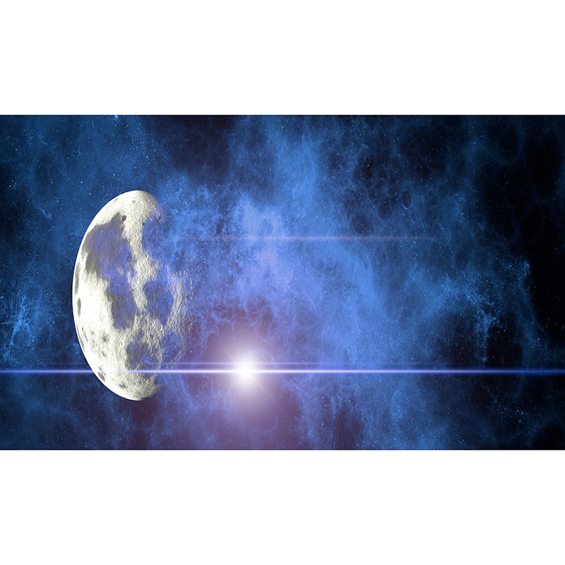 Cosmic Galaxy Mural for Boy's Bedroom Decor Waterproofing, Custom-Printed