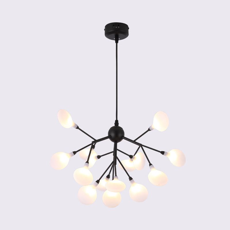 Firefly Chandelier Light Fixture Minimalist LED Acrylic Suspension Lighting for Clothing Shop