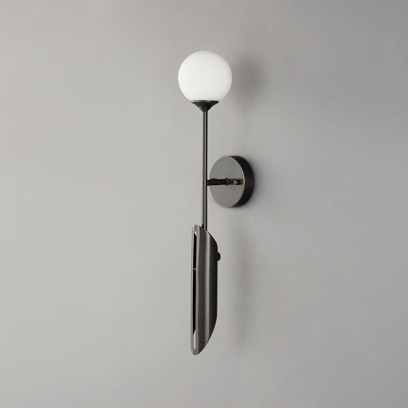 Post-Modern Wall Sconce Copper LED Sconce Lighting for Corridor
