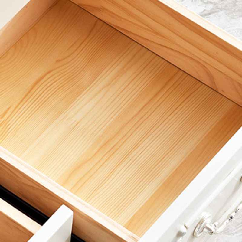 17.55-inch Width Storage Chest Traditional Dresser with 3/5/6 Drawers