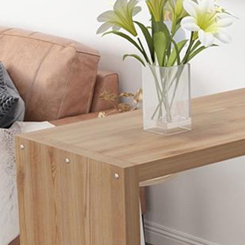 1/4 Pieces Modern Rectangular Pub Table Set Wooden Counter Table with Backless Stools