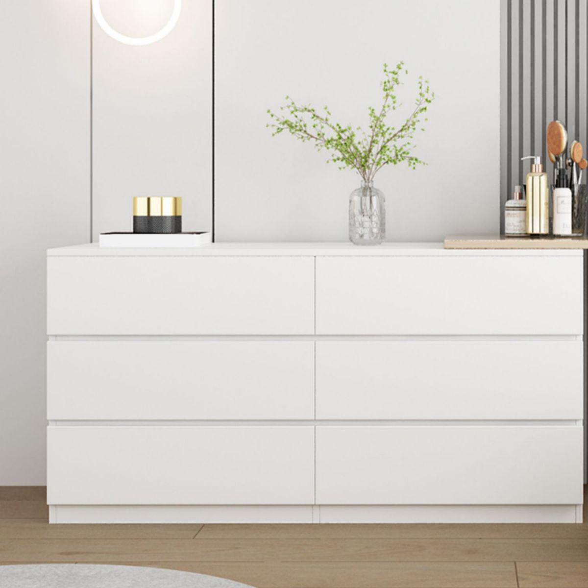 15.75" Wide Make-up Vanity Solid Wood Makeup Vanity Desk Table with Drawers