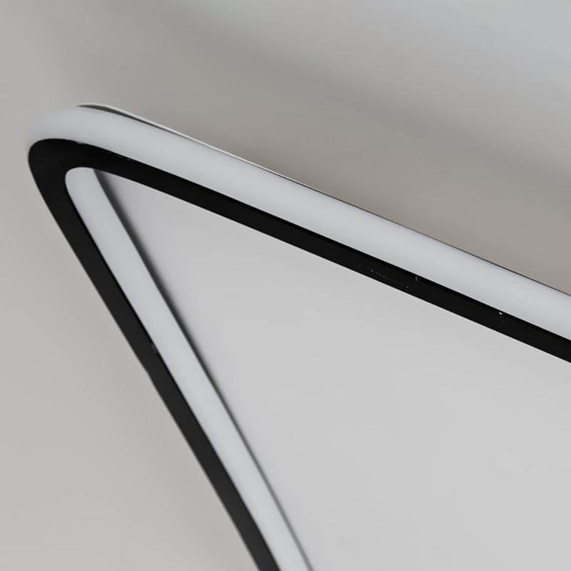 Plafonnier encastré en aluminium à montage encastré à LED minimalisme carré pour le salon