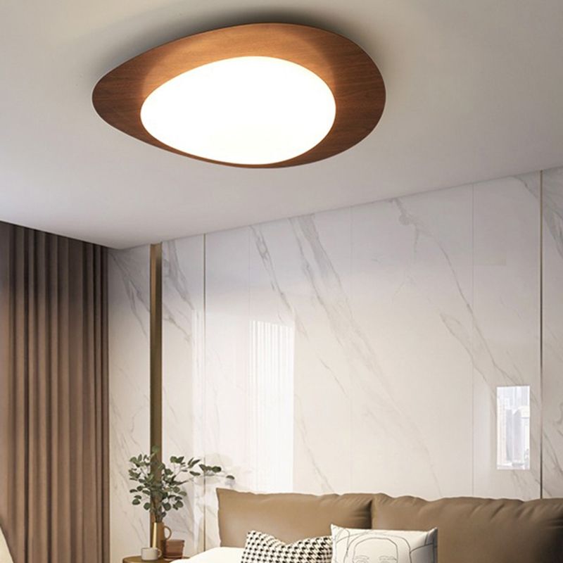 Contemporary Flush Mount Lamp Acrylic Shade Led Flush Mount for Bedroom