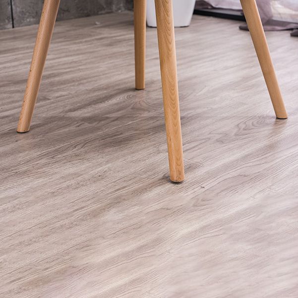 Scandinavian Beech Solid Back Arm Chair Fabric Dining Chair with Natural Legs